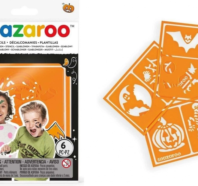 Halloween arcfestés sablon készlet 6 db – Halloween