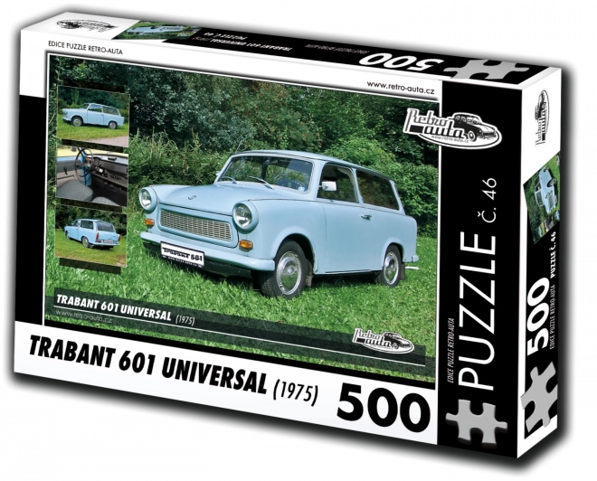 Retro Autók Puzzle Trabant 601 Universal 500 darabos