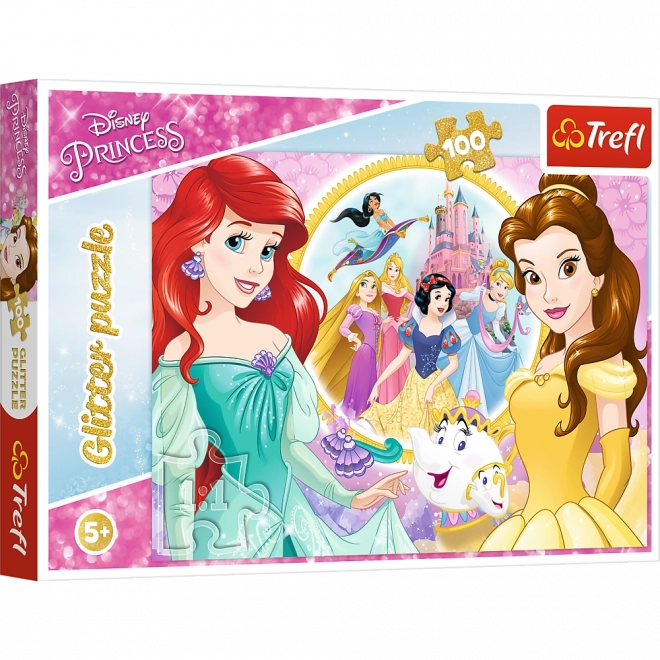 100 darabos csillogó puzzle – BELLA és ARIEL emlékei a TREFL-től
