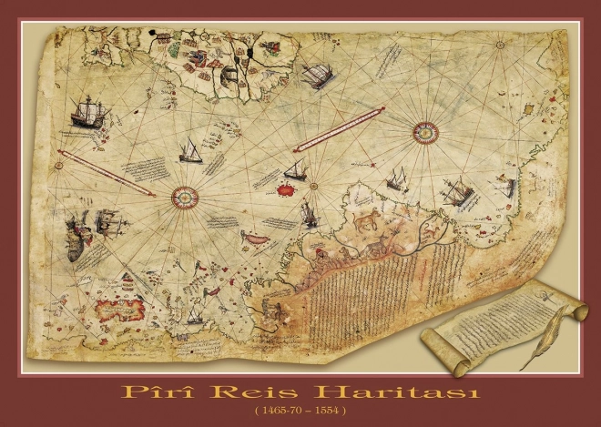 Kapitány Reise térképe puzzle 1000 darab ART PUZZLE