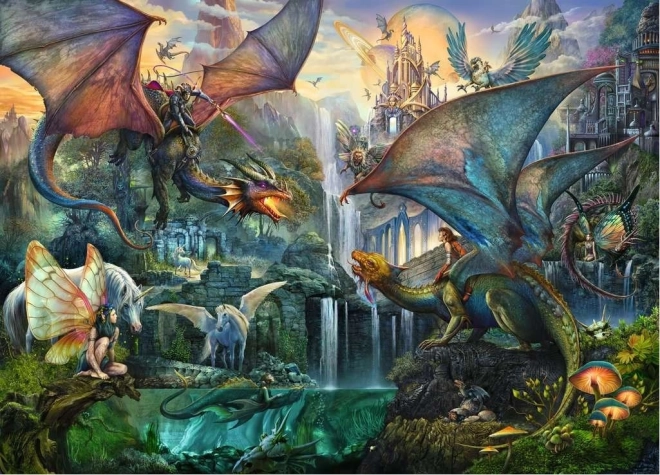 Ravensburger puzzle Varázslatos sárkányerdő 9000 darab