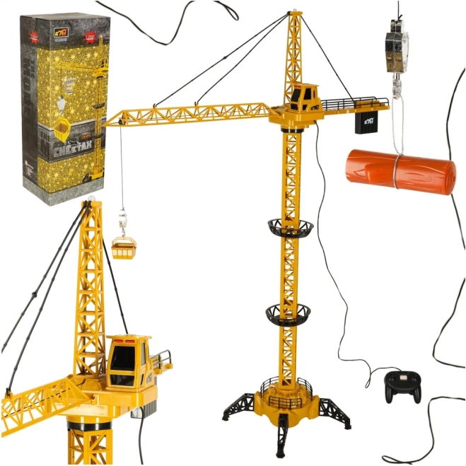 Távirányítós daru emelőhoroggal 128cm