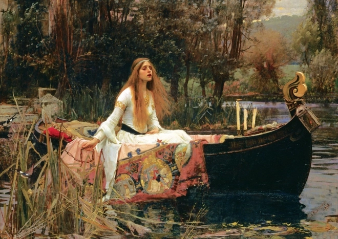 Puzzle ART: Shalott úrnője (1888) – múzeumi sorozat, 2000 darab