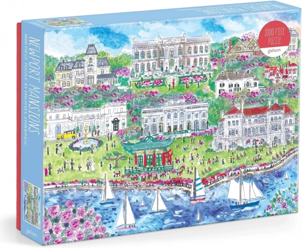 Puzzle Newport kastélyok Michael Storrings-tól 1000 darab