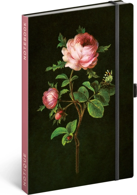 Notesszel NOTIQUE Rózsa Kateřina Winterová, pöttyözött 13 × 21 cm