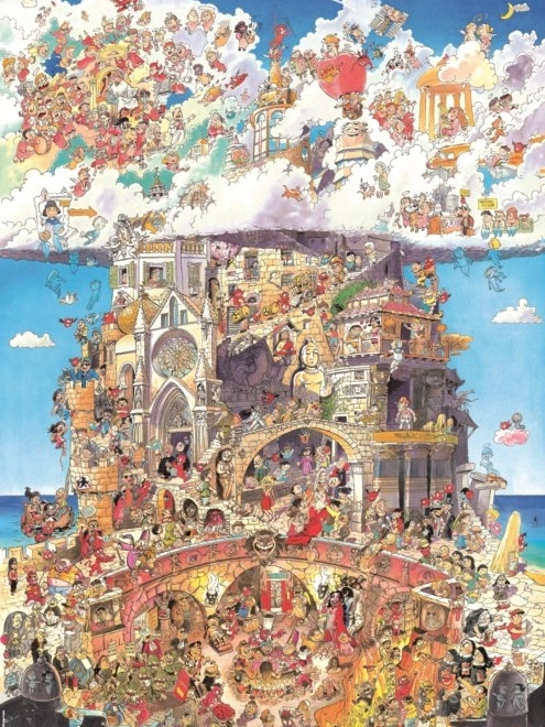 Heye puzzle Menny és pokol 1500 darab