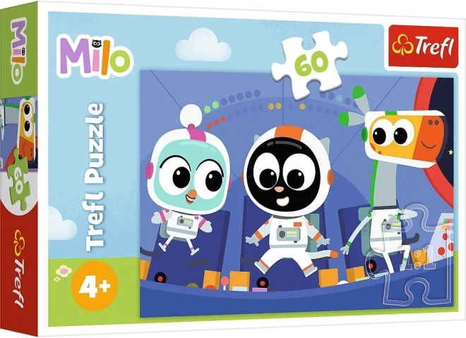 60 darabos puzzle – Ideje megismerni MILO-t: MILO, a kiscica