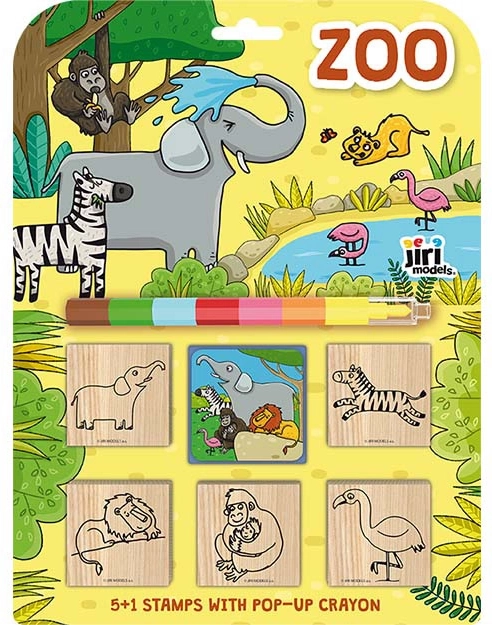 ZOO bélyegzőkészlet viaszoskrétával