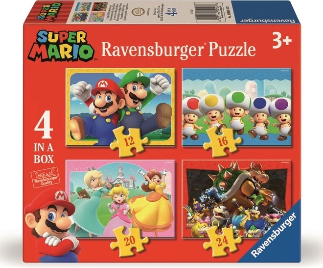Puzzle RAVENSBURGER Super Mario Kaland 4 az 1-ben