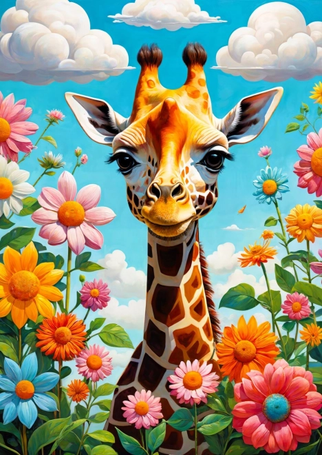 ENJOY puzzle aranyos zsiráf – 1000 darab