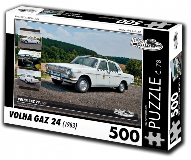 Gyűjtői puzzle RETRO-AUTÓK Volga GAZ 24 500 darabos