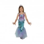 Gyermek sellő jelmez koronával 3–4 éveseknek