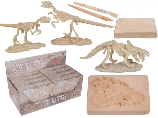 Archeológiai készlet - dinoszaurusz csontváz felfedezése XL