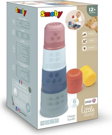 LITTLE SMOBY rakos torony – varázslatos piramis gyerekeknek