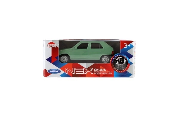 Welly Škoda kisautó 1:60 méretarányban