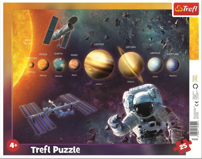 Trefl különleges Naprendszer puzzle 25 darabos