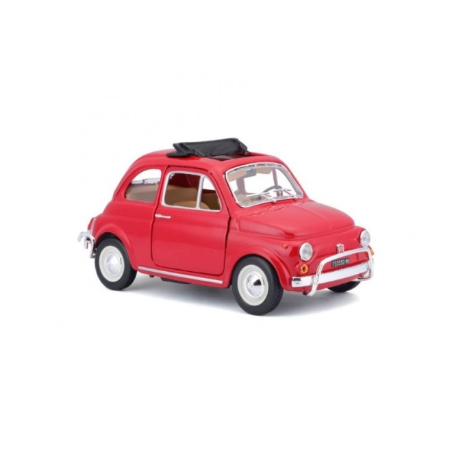 Bburago Fiat 500L (1968) piros modellautó 1:24