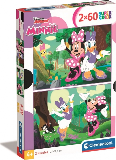 Clementoni minnie puzzle 2x60 darab