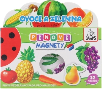 Habmagnesek – Gyümölcsök és zöldségek – készlet gyerekeknek
