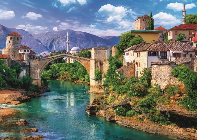 Trefl puzzle Mostar régi híd 500 darabos