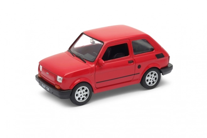 Welly Fiat 126 Maluch sötétkék modellautó