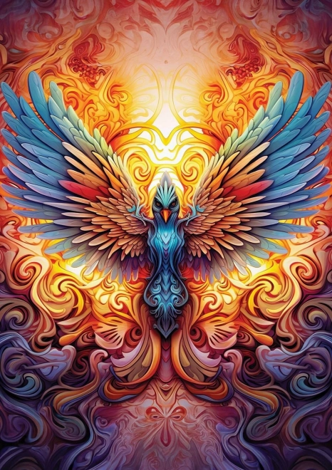Színes Főnix Puzzle 1000 darabos