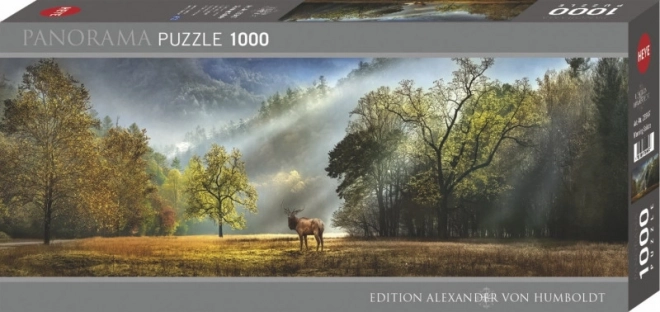 Heye panoráma puzzle Reggeli üdvözlet 1000 darabos