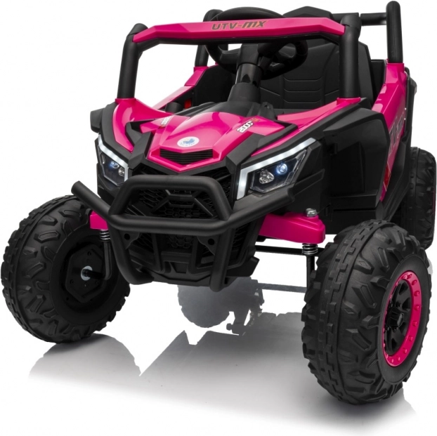 Gyermek elektromos autó Buggy Madman UTV-MX rózsaszín