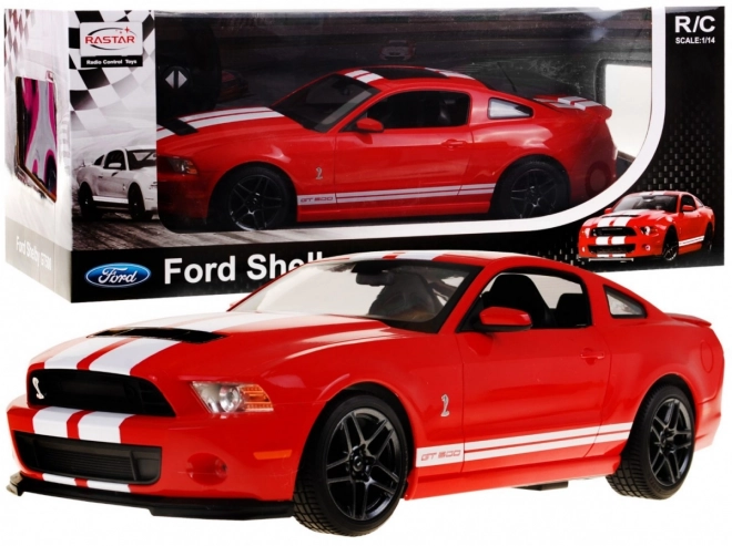 Ford Shelby GT500 piros távirányítós autó 1:14 RASTAR