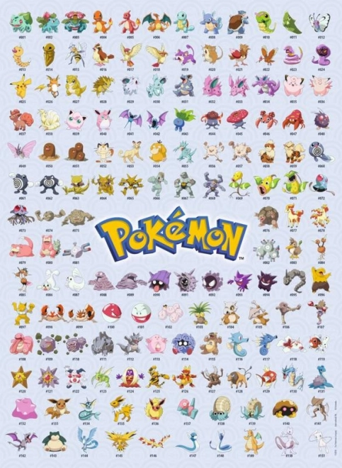 Ravensburger pokémon puzzle - 500 darabos