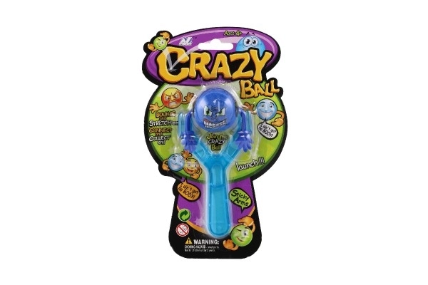 Vidám smiley arcú műanyag csúzli gyerekeknek