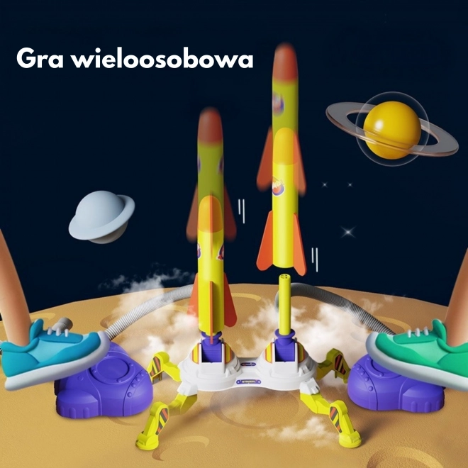 Woopie Duális Hab Rakéta Kilövő, 6 db