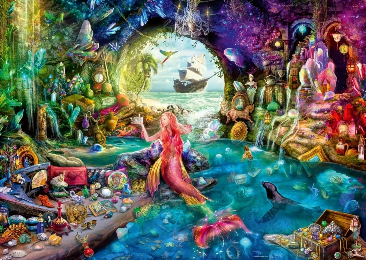 Ravensburger puzzle A sellő titokzatos kincse 1000 darab