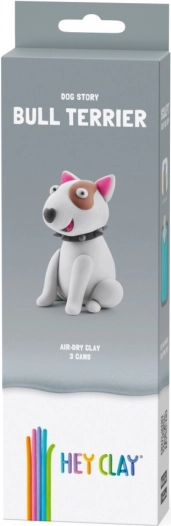 Hey Clay modellező anyag Bullterrier