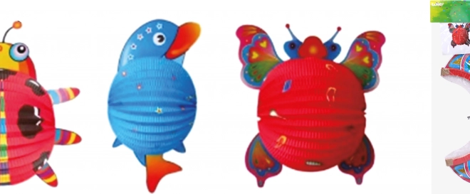 Lampion labda Állatkák 24 cm