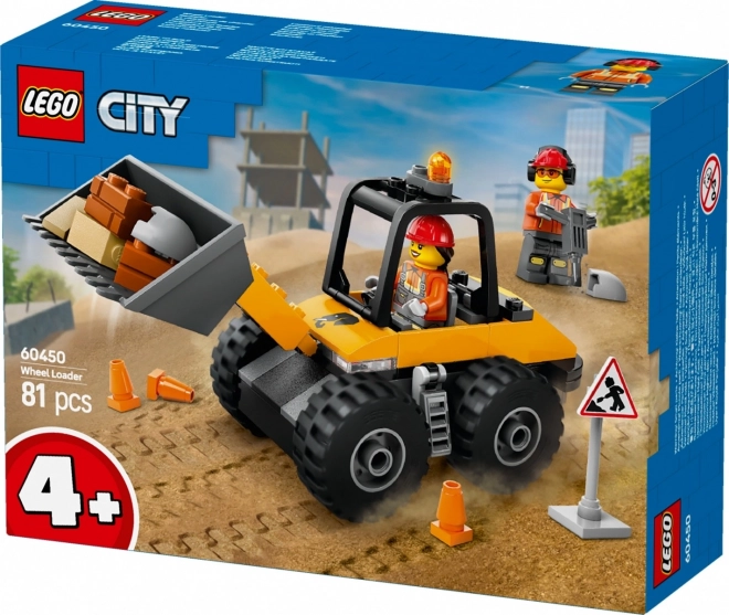 Sárga homlokrakodó LEGO City