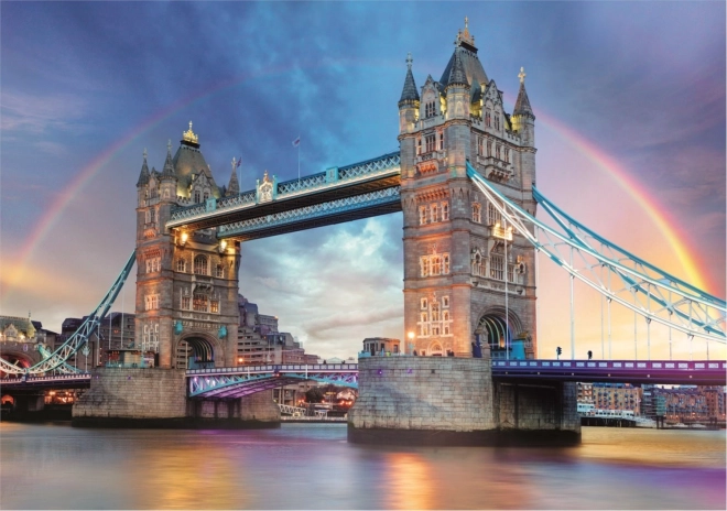 Trefl puzzle és darabcsoportosító 2 az 1-ben Tower Bridge, London 1000 darab