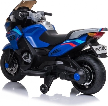 Gyermek akkumulátoros motorkerékpár Kék