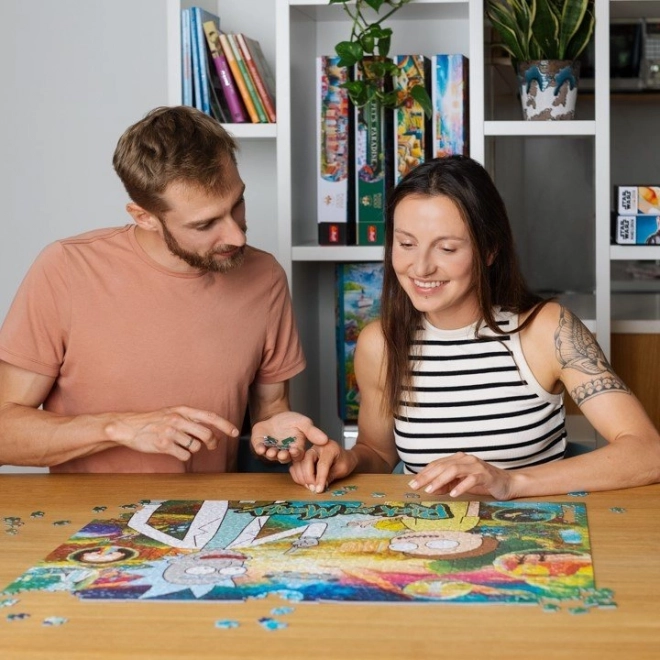 Trefl Puzzle 1000 darabos Rick és Morty