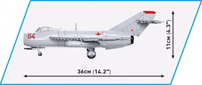 Cobi hidegháborús MIG-17 Fresco modell