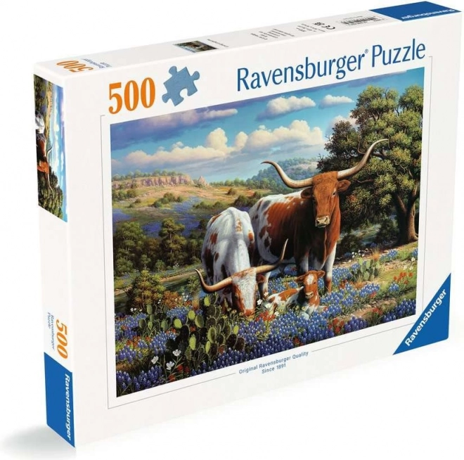 Ravensburger puzzle, Mezei Állatok, 500 darabos