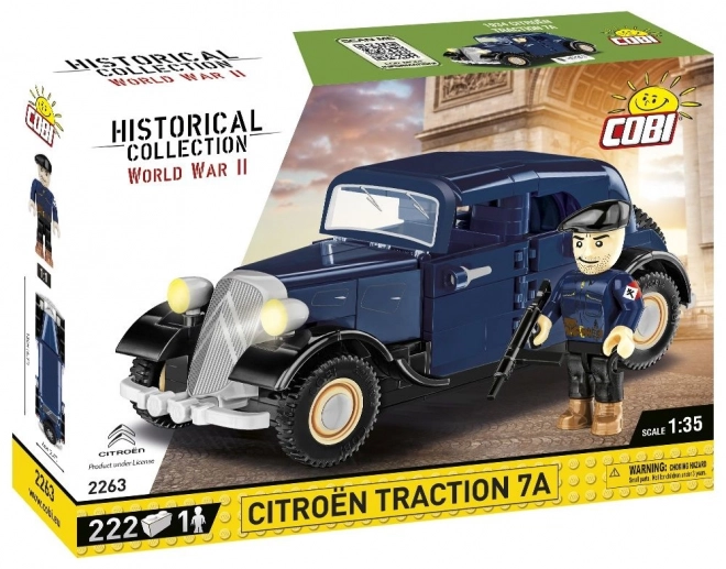 Citroën Traction 7A építőkészlet - 1:35 méretarány