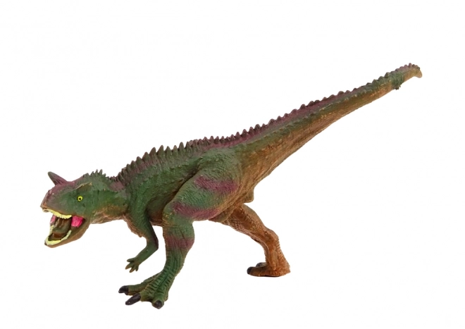 karnotaurus zöld-barna dinoszaurusz figura