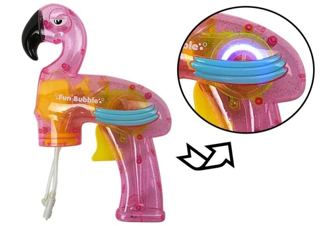 Kreatív flamingó alakú dizájn