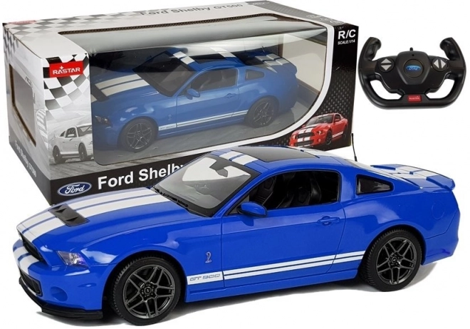 Távirányítós Ford Shelby Rastar autó kék