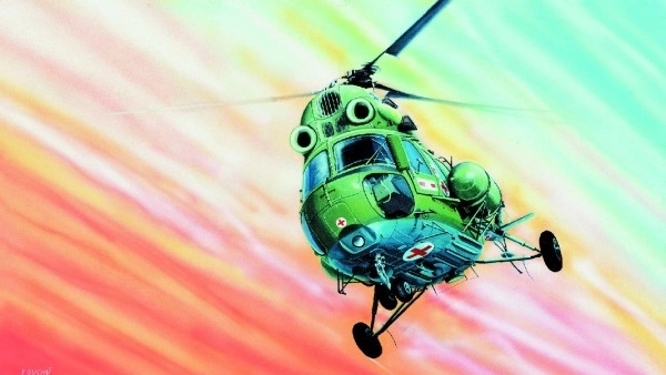 Kliklak Mil Mi-2 helikopter modell