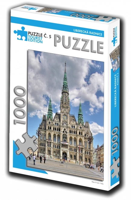 Turista kiadás puzzle Libereci Városháza 1000 darab