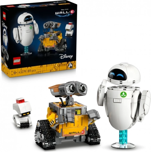 lego disney pixar wall‑e és eve – építőkészlet felnőtteknek (811 elem)
