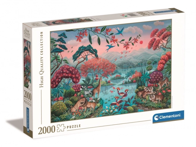 Clementoni 2000 darabos puzzle - A békés dzsungel