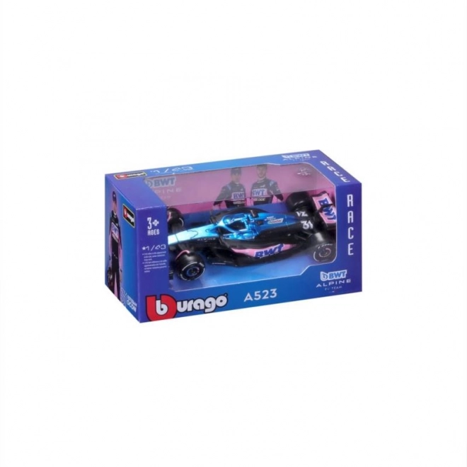 Bburago 1:43 versenyautó az Alpine F1 csapattól